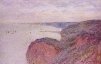 尅勞德 莫奈 On the Cliff near Dieppe, Overcast Skies 尅勞德 莫奈 On the Cliff near Dieppe, Overcast Skies